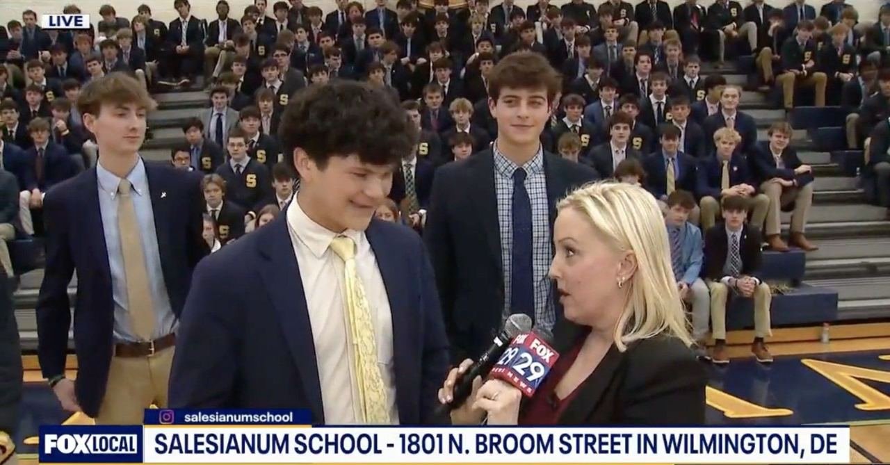 FOX 29 Celebrates Student Success at Salesianum School