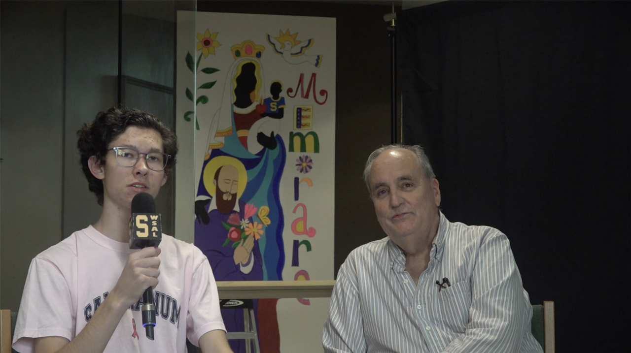Brother Mickey McGrath Helps Our Community To Create an Image of Our Lady of Deliverance