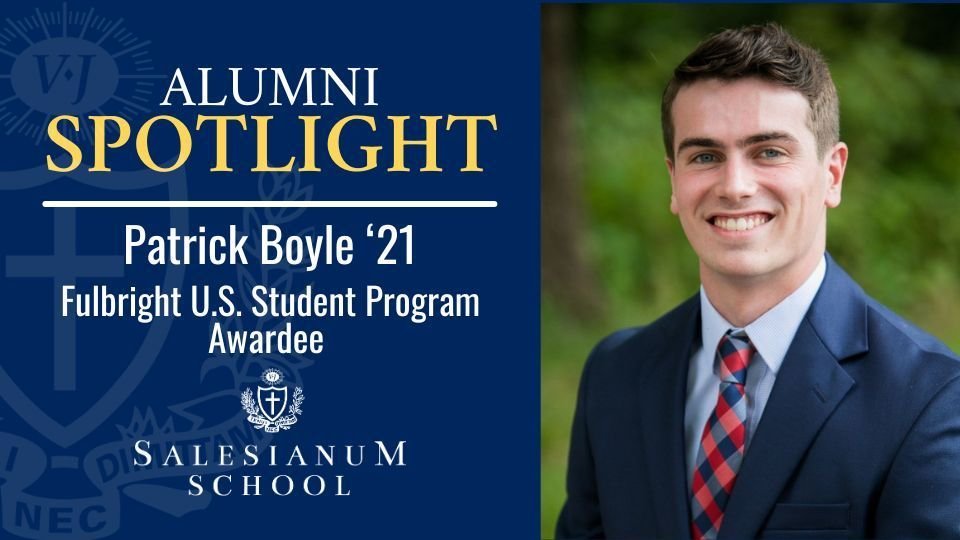 Patrick Boyle ’21 Receives Prestigious Fulbright Scholarship Grant
