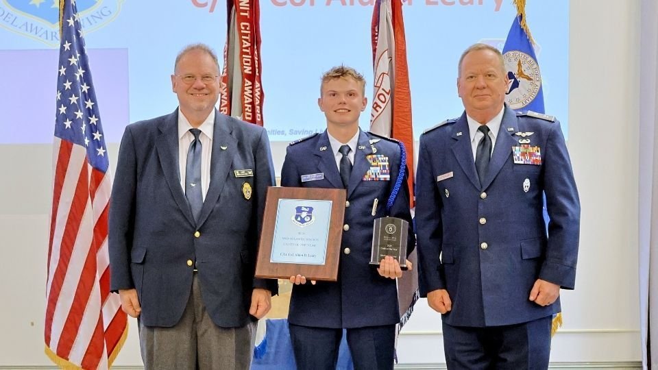 Aidan Leary ‘26 Named Civil Air Patrol Cadet of the Year for Delaware and Mid-Atlantic Region