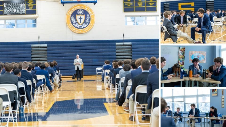 V+J Day at Salesianum Focuses on Brotherhood, Gentle Strength, and the Power of Connection